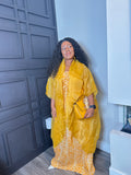 Golden Radiance Ankara Boubou Set